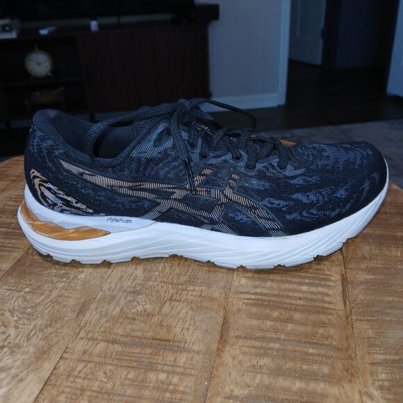WOMEN'S ASICS GEL-CUMULUS 23 Black Rose Gold Running Shoes Sneakers Size US 7 - Picture 13 of 16